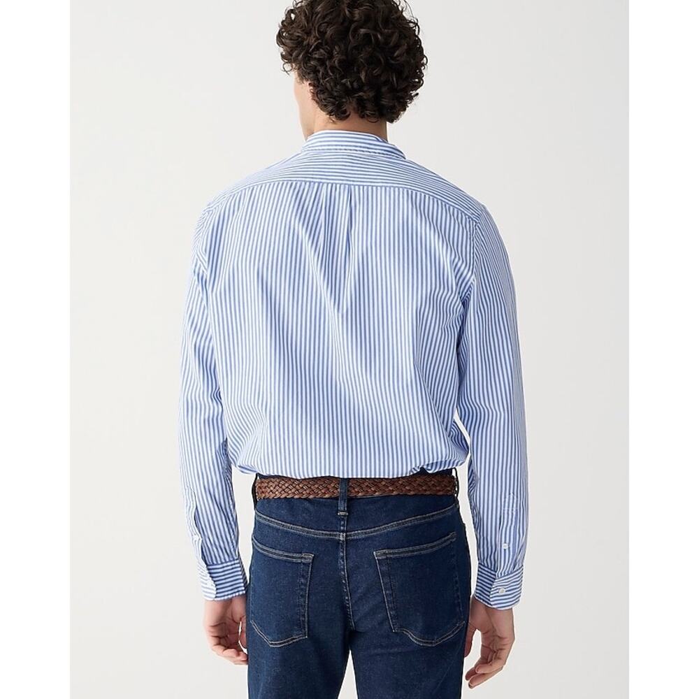 Thomas Mason J.Crew White Poplin Shirt Medium NWT - Picture 8 of 13